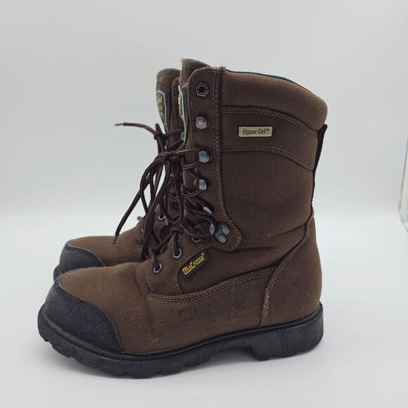 Mens Brown Lacross Hyper-Dri Camo 500gm Thinsulate Ultra Hunting Boots Size 7.5M main image 4